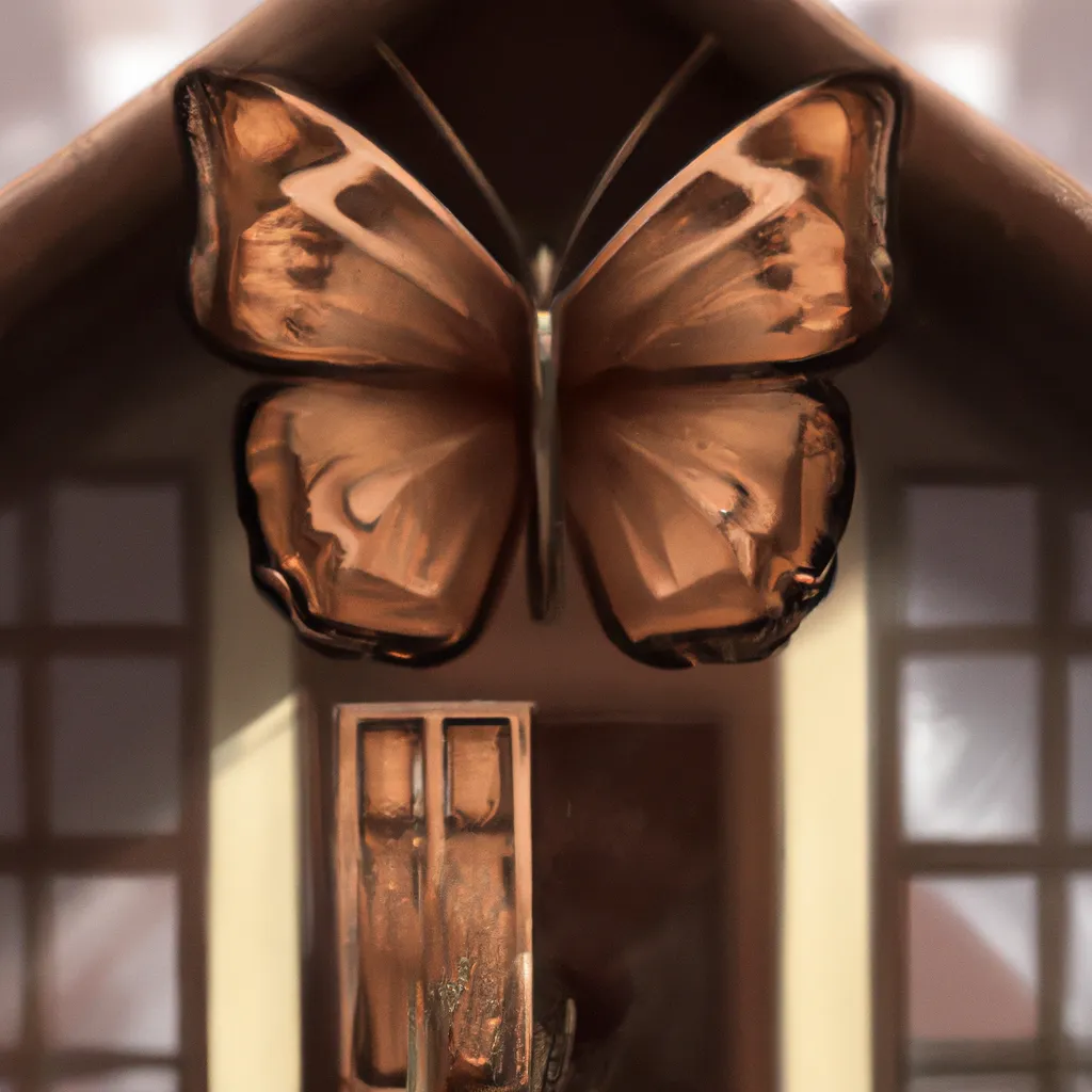Fotos mariposa marrom dentro de casas significado